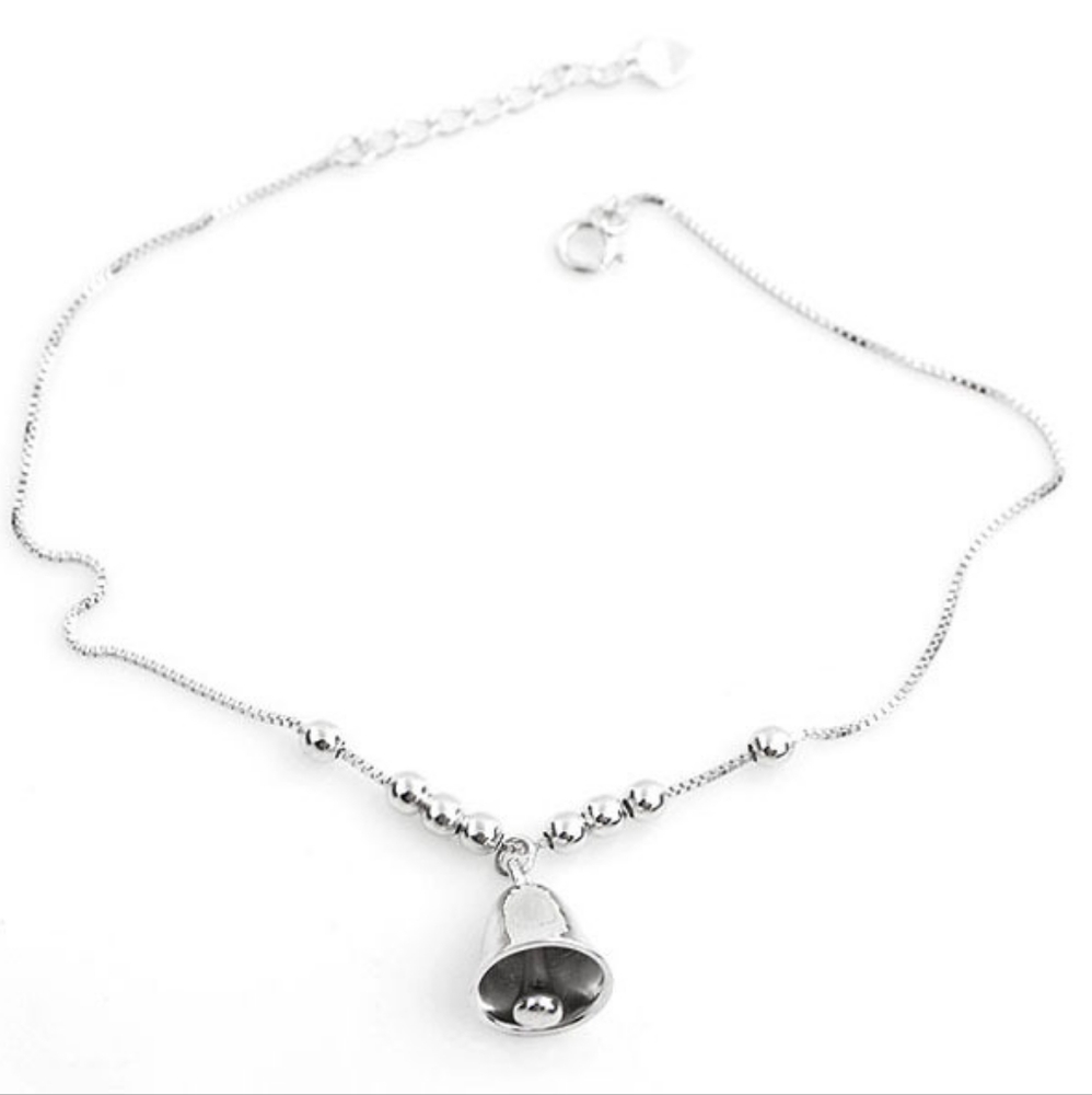 Sterling Silver Bell Ankle Bracelet
